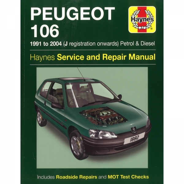 Peugeot 106 (1991-2004) Benzin Diesel ua. 954cc 1124cc Reparaturhandbuch Haynes