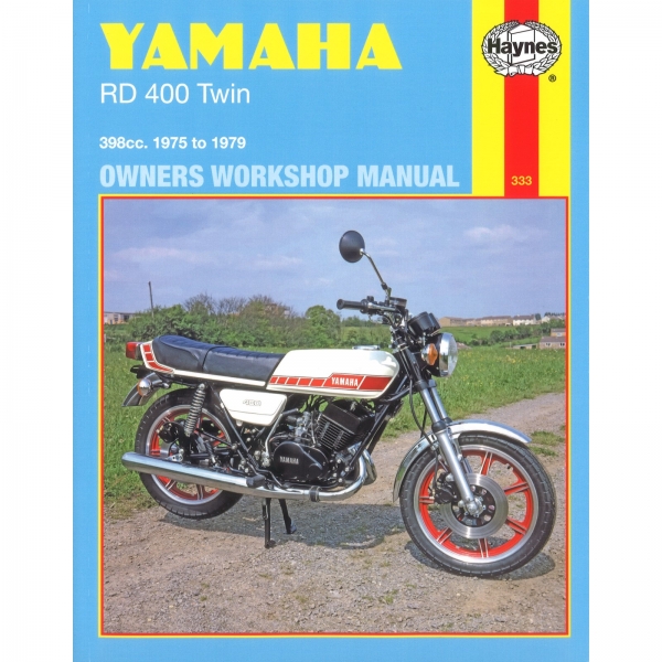 Yamaha Motorrad RD 400 Twin 398cc. (1975-1979) workshop manual Haynes
