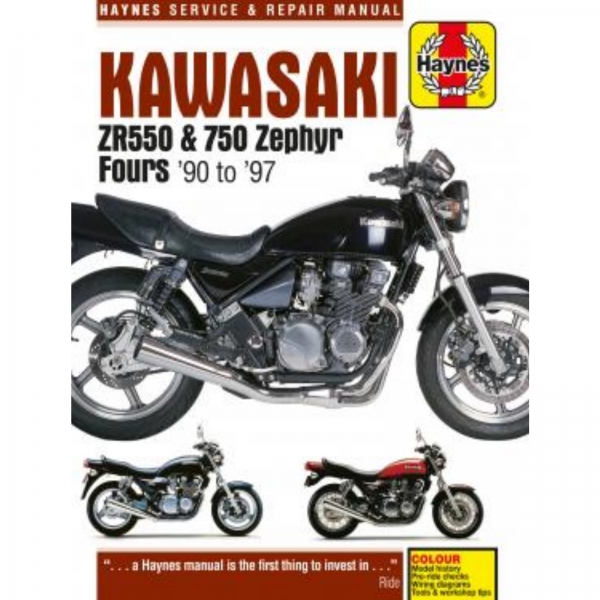 Kawasaki ZR550 ZR750 B/C/D Zephyr (1990-1997) Reparaturanleitung Haynes
