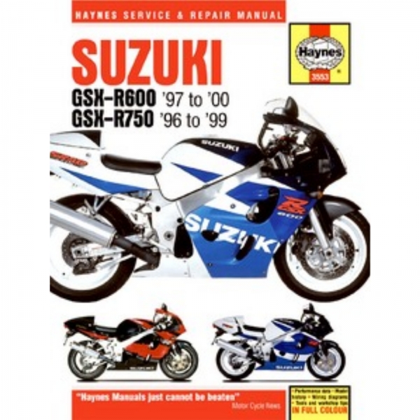Suzuki GSX R600 (1997-2000) und GSX R750 (1996-1999) Reparaturanleitung Haynes