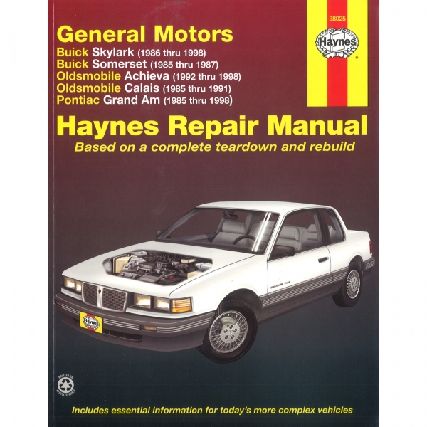 General Motors Buick Oldsmobile Pontiac 1985-1998 Werkstatthandbuch Haynes