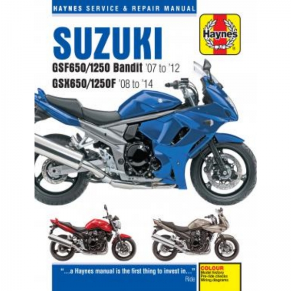 Suzuki Motorrad GSF650/1250 Bandit GSX650/1250F (2007-2014) Reparaturhandbuch