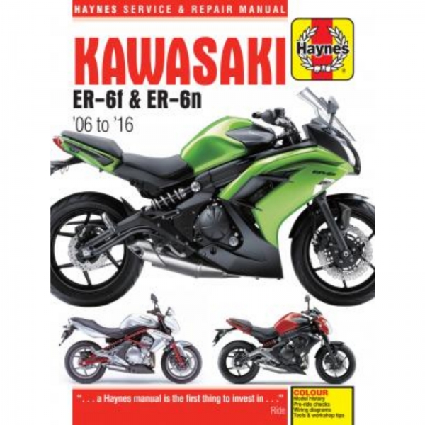 Kawasaki Motorrad ER 6f und ER 6n (2006-2016) Werkstatthandbuch Haynes