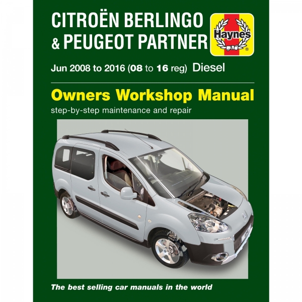 Citroen Berlingo 06.2008-2016 Diesel Minivan Van Werkstatthandbuch Haynes