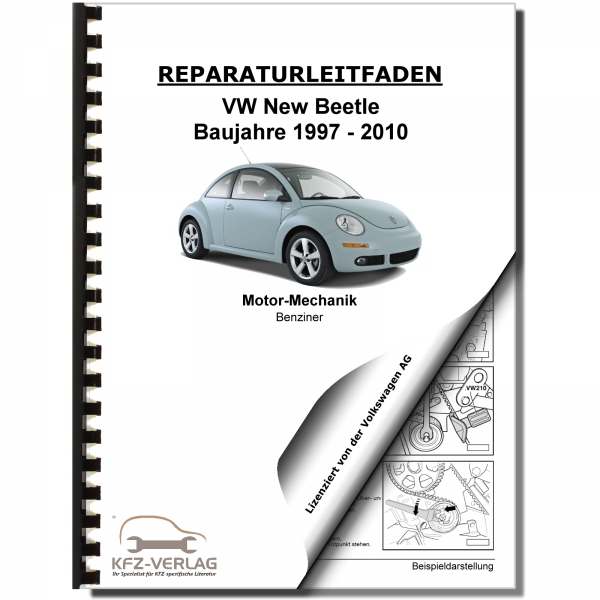 VW New Beetle, 9C (97-10) 4-Zyl. 1,6l Benzinmotor 2V 102 PS Reparaturanleitung