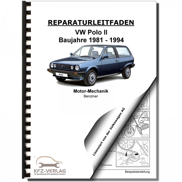 VW Polo 2, Typ 86C (81-94) 4-Zyl 1,0/1,3l Benzinmotor 45-54PS Reparaturanleitung