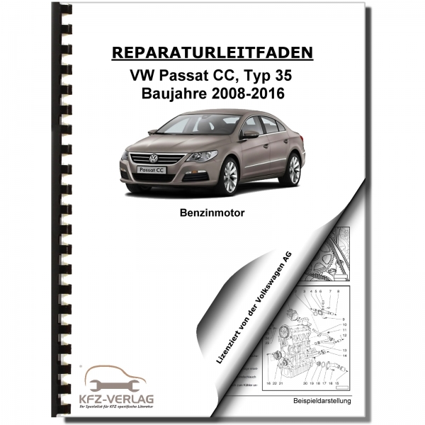 VW Passat CC (08>) 6-Zyl. 3,6l Benzinmotor V6 FSI 260-299 PS Reparaturanleitung