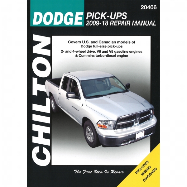 Dodge Pick-Ups 2009-2018 USA US Kanada Pick-Up V6 V8 Reparaturhandbuch Chilton