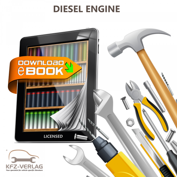 VW EOS type 1F 2006-2015 4-cyl. diesel engines 2.0l repair workshop manual eBook