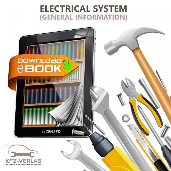 VW EOS 1F 2006-2015 electrical system general information repair manual eBook