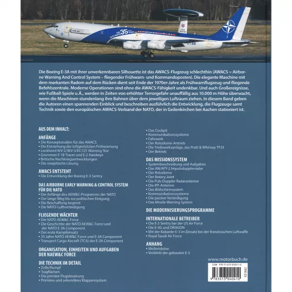 AWACS Boeing E-3 Sentry Flugzeug Airline Luftfahrt Aviation Aero Überwachung