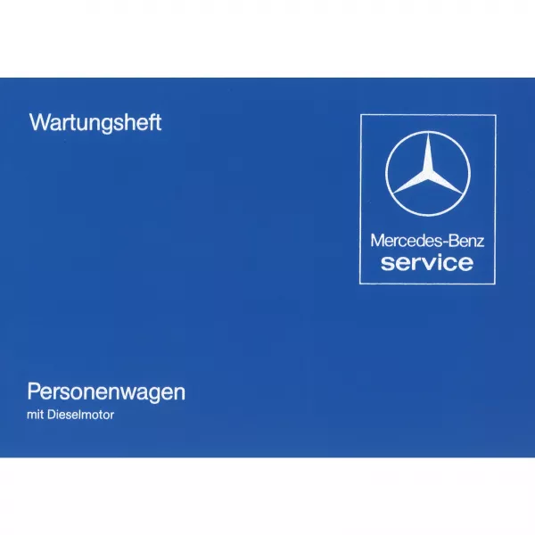 Serviceheft / Wartungsheft zu Mercedes-Benz 200D 240D/TD 300