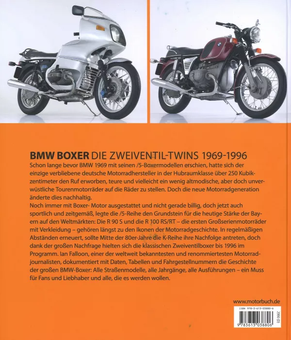 BMW Boxer - Die Zweiventil-Twins 1969-1996 Modelle, Jahrgänge, Ausführungen