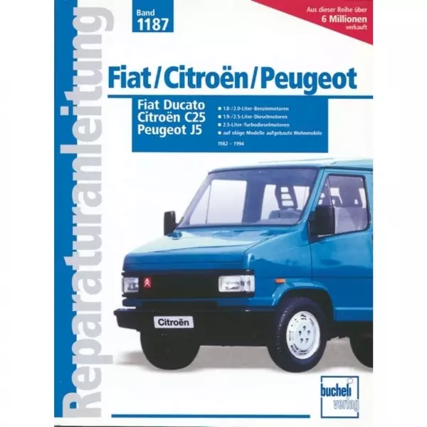 Peugeot J5 (1982-1994) Reparaturanleitung Bucheli Verlag
