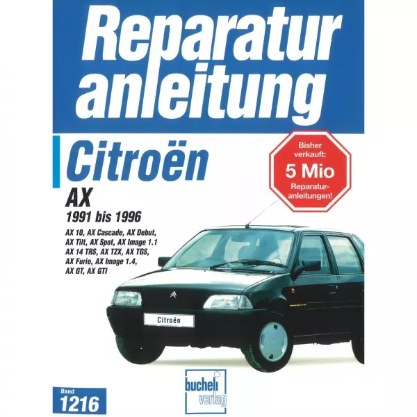 Citroen AX (1991-1996) Reparaturanleitung Bucheli Verlag