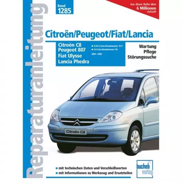 Lancia Phedra (2002-2005) Reparaturanleitung Bucheli Verlag