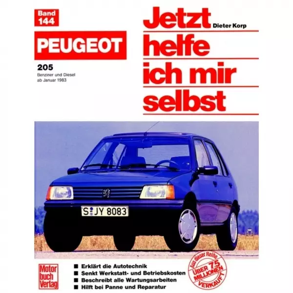 Peugeot 205 Benzin/Diesel 01.1983-1998 Reparaturanleitung Motorbuchverlag JHIMS