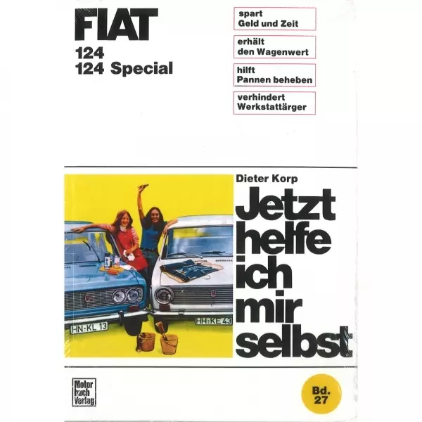 Fiat 124/124 Special 1966-1975 Reparaturanleitung Motorbuch Verlag JHIMS