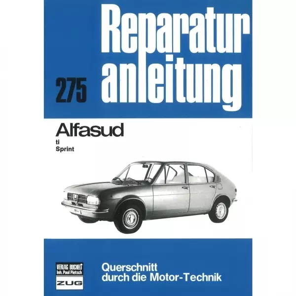 Alfa Romeo Alfasud ti/Sprint (1972-1983) Reparaturanleitung Bucheli Verlag