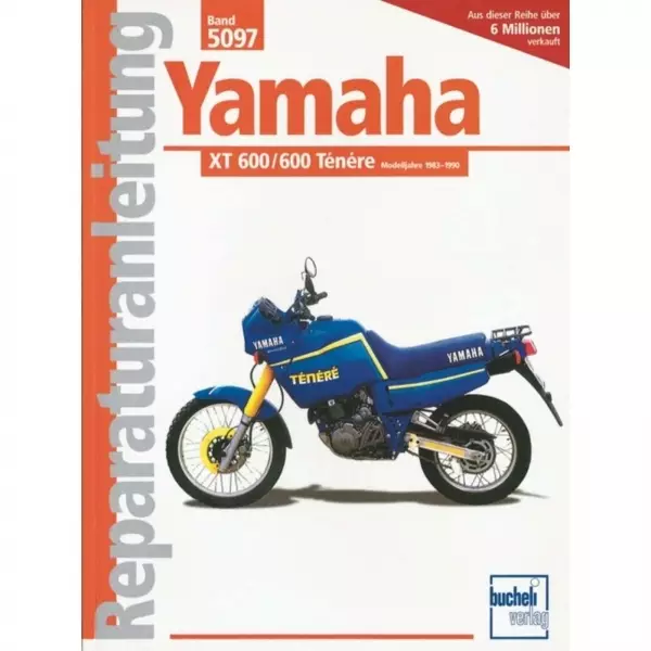 Yamaha XT 600/600 Tenere, Typ Z 34L/55W/1VJ/3AJ (1983-1990) Reparaturanleitung