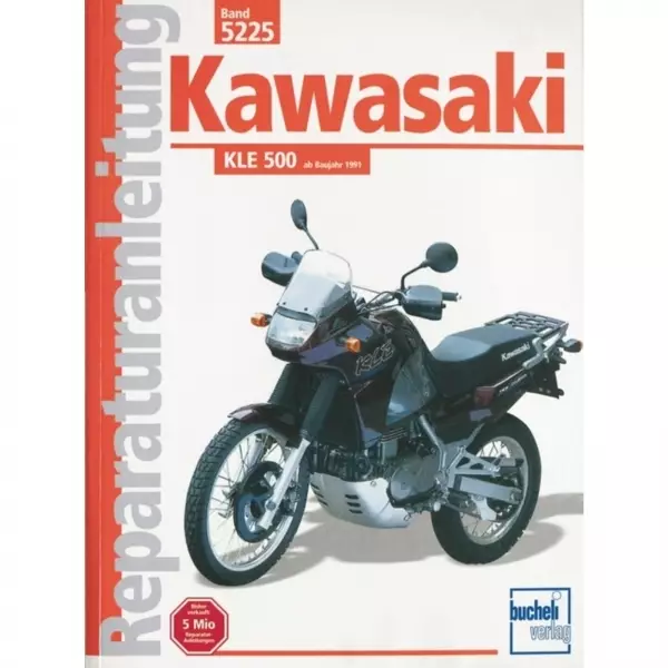 Kawasaki KLE 500, Typ LE500A/LE500B1H/LE500B1P (1991-2007) Reparaturanleitung