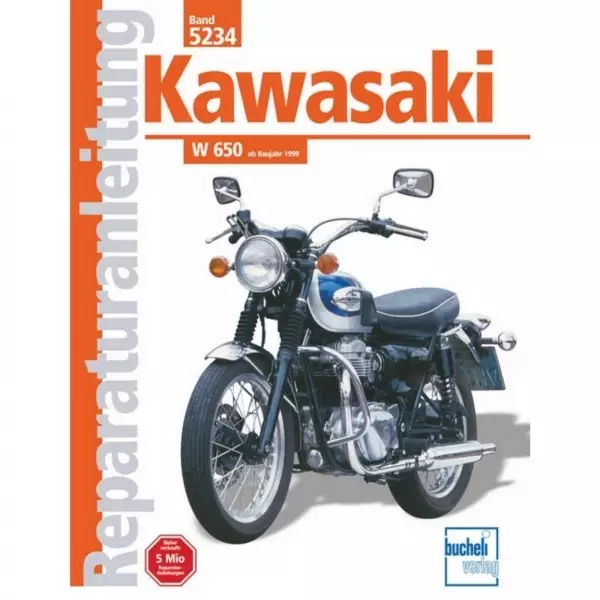 Kawasaki W 650 (1999-2006) Reparaturanleitung Bucheli Verlag