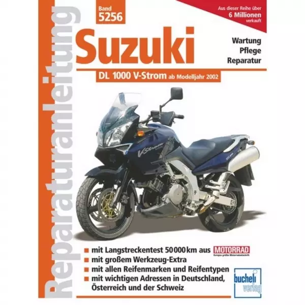 Suzuki DL 1000 V-Storm (2002-2009) Reparaturanleitung Bucheli Verlag