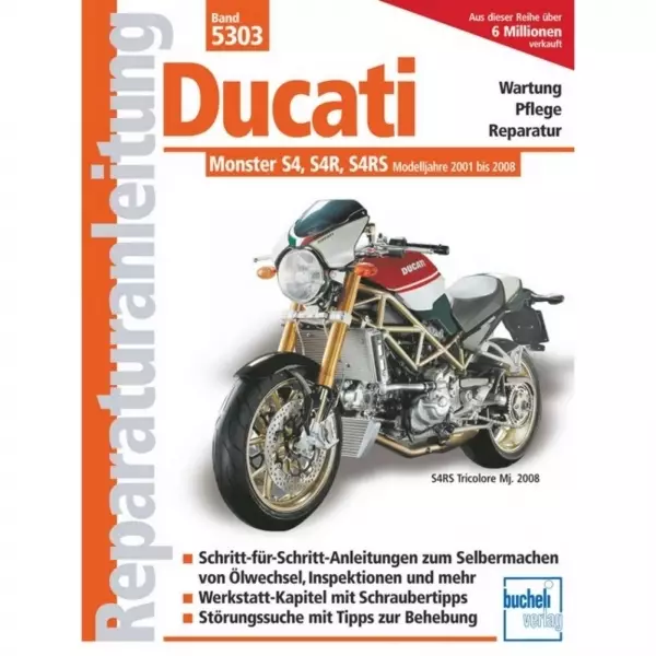 Ducati Monster Desmo, wassergekühlt, Einspritzung (2001-2008) Reparaturanleitung