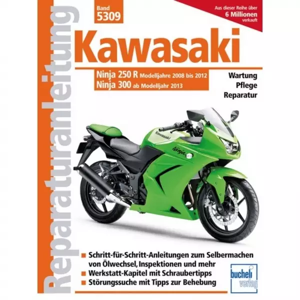 Kawasaki Ninja 250 R (2008-2012)/Ninja 300 (ab 2013) Reparaturanleitung