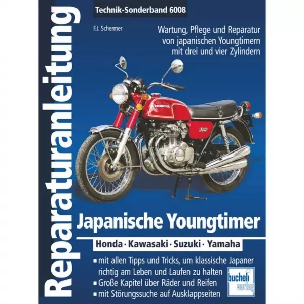 Japanische Youngtimer, Wartung und Pflege Reparaturanleitung Bucheli Verlag