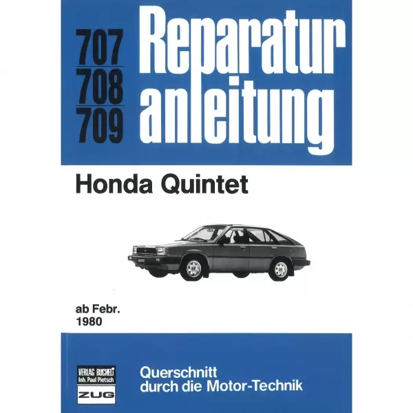 Honda Quintet (02.1980-1985) Reparaturanleitung Bucheli Verlag