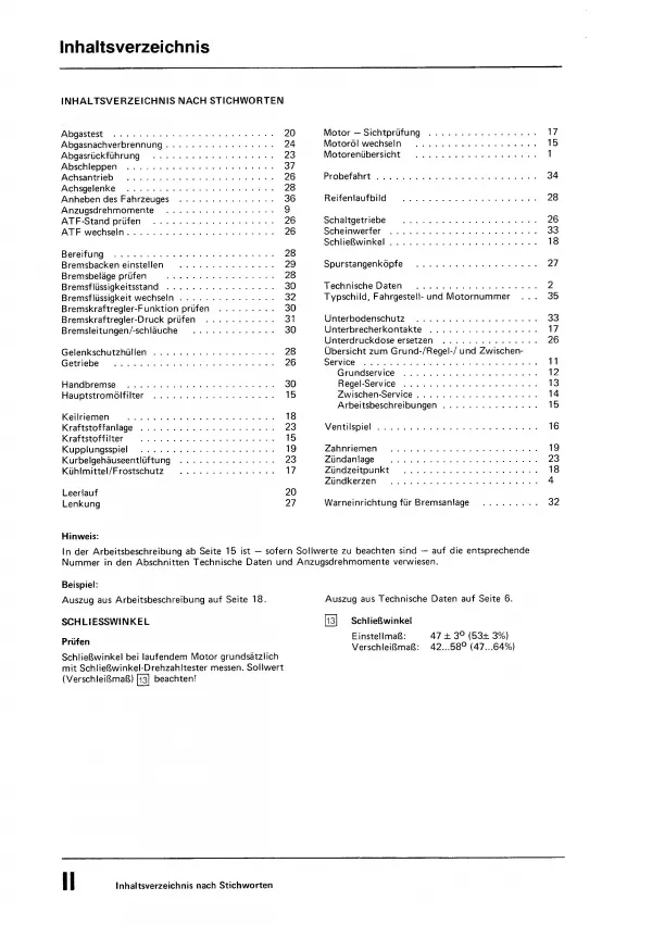 Audi 80 Typ 33 (72-78) Instandhaltung Inspektion Wartung Reparaturanleitung PDF
