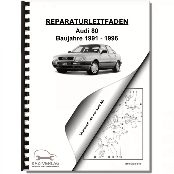 Audi 80 Typ 8C 1991-1995 Kraftstoffversorgung Benzinmotoren Reparaturanleitung