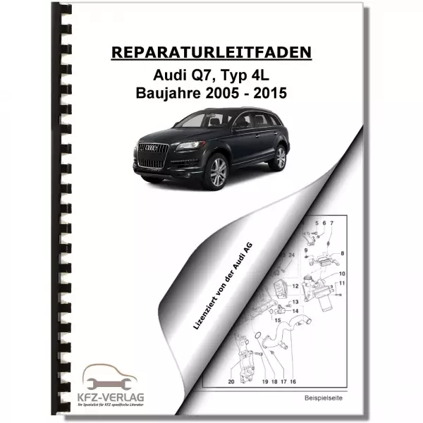 Audi Q7 Typ 4L 2005-2015 Kraftstoffversorgung Dieselmotoren Reparaturanleitung