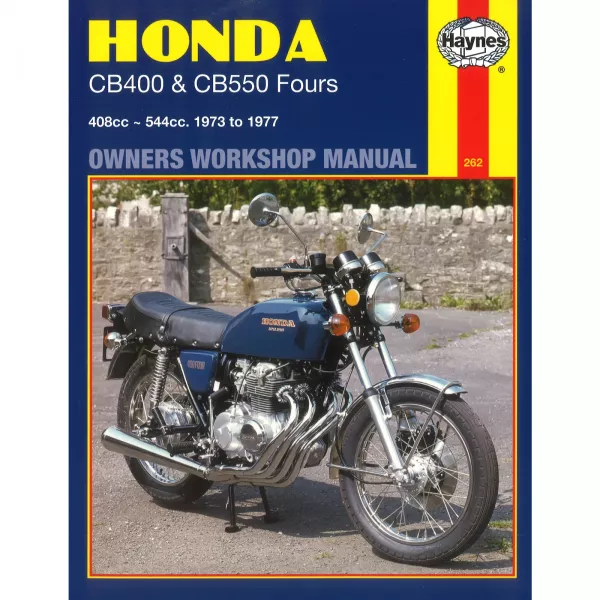 Honda CB400 CB550 Fours 408cc 544cc 1973-77 Motorrad Reparaturanleitung Haynes