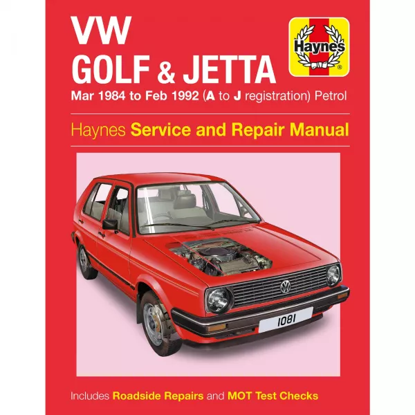 VW Golf Jetta 2 II 1984-1992 Benzin Mk2 Reparaturanleitung Haynes