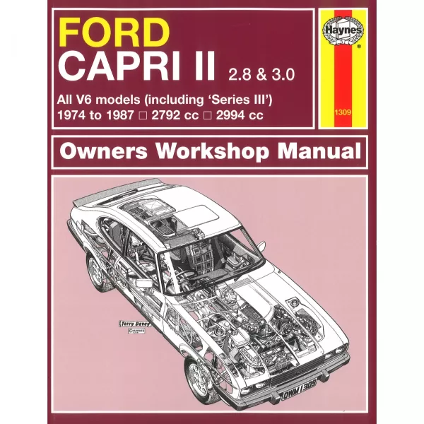 Ford Capri II 2.8 3.0 1974-1987 2792cc 2994cc Reparaturanleitung Haynes