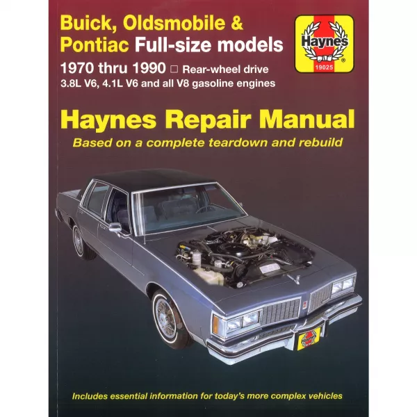 Buick Oldsmobile Pontiac 1970-1990 Reparaturanleitung Werkstatthandbuch Haynes
