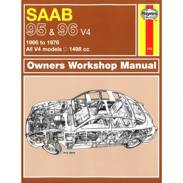 Saab 95 & 96 alle V4-Modelle 1966-1976 1498cc Reparaturanleitung Haynes