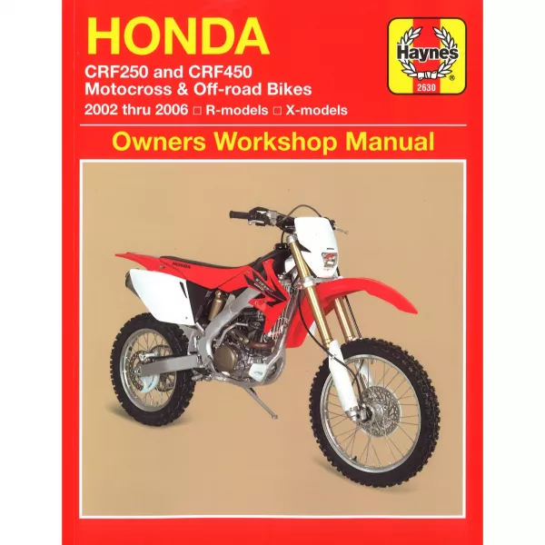 Honda CRF250 CRF450 2002-2006 R-Models / X-Models Reparaturanleitung Haynes