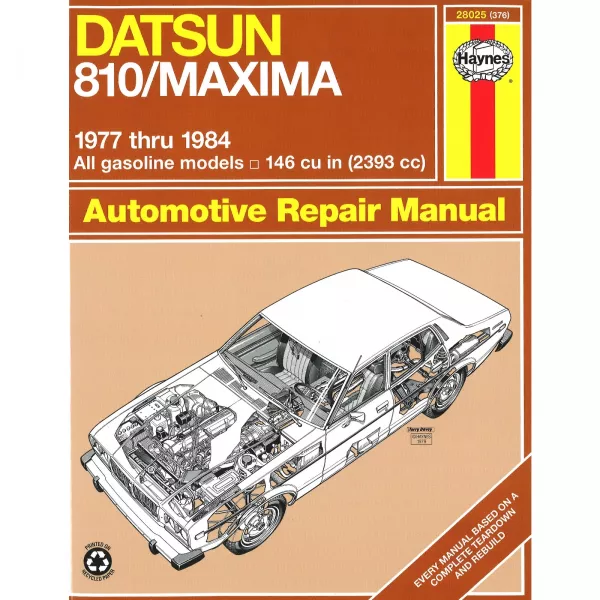 Datsun 810 Maxima 1977-1984 Nissan Station 2393cc Reparaturanleitung Haynes