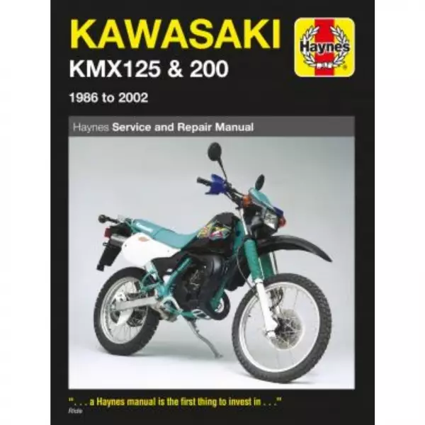 Kawasaki Motorrad KMX125 KMX200 (1986-2002) Reparaturanleitung Haynes