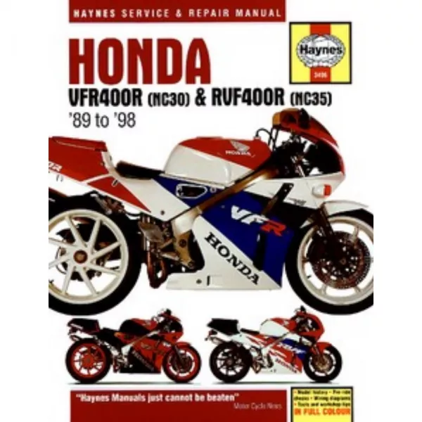Honda Motorrad VFR400R und RVF400 (1989-1998) Reparaturanleitung Haynes