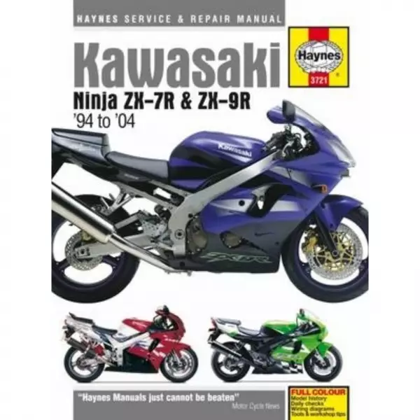 Kawasaki Motorrad Ninja ZX 7R und ZX 9R (1994-2004) Reparaturanleitung Haynes