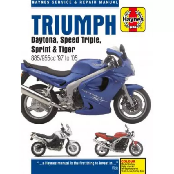 Triumph Daytona, Speed Triple, Sprint und Tiger (1997-2005) Reparaturanleitung