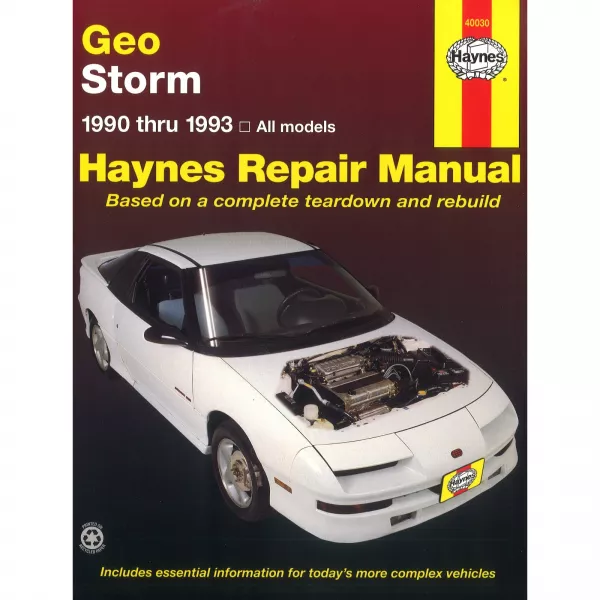 Geo Storm 1990-1993 Reparaturanleitung Werkstatthandbuch Haynes