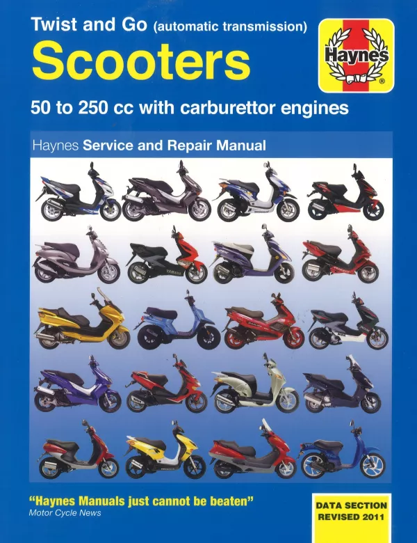 Scooter Twist & Go 50-250cc Vergasermotor u.a. Aprilia Reparaturanleitung Haynes