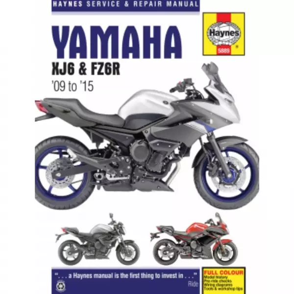 Yamaha Motorrad XJ6 FZ6R (2009-2015) Reparaturanleitung Haynes