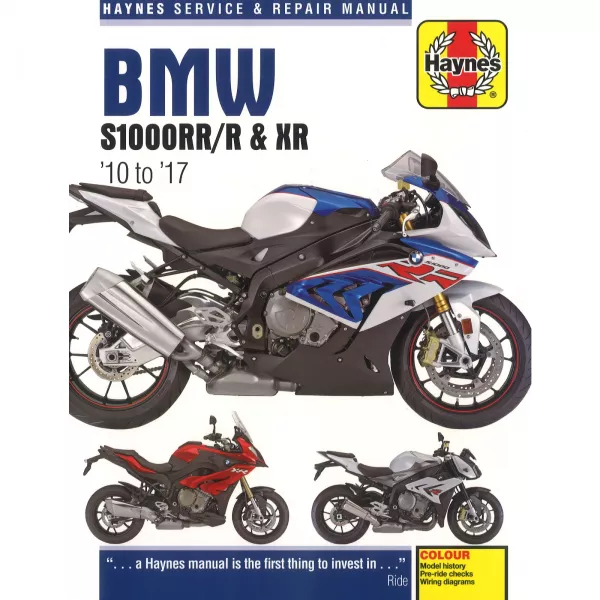 BMW Motorrad S1000RR/R und XR (2010-2017) Reparaturanleitung Haynes