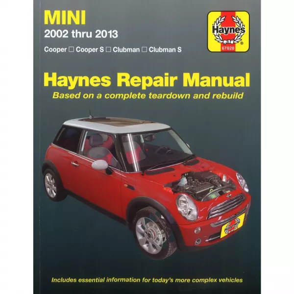 Mini Cooper (S) Clubman (S) 2002-2013 Reparaturanleitung Haynes